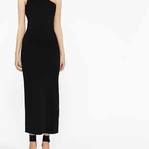 SIR the label Black One-Shoulder Dress